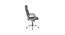 Buttam Leatherette Swivel Study Chair in Black Colour (Black) by Urban Ladder - Design 1 Side View - 658203