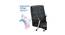 Wanetta Leatherette Swivel Study Chair in Black Colour (Black) by Urban Ladder - Design 1 Side View - 658213
