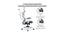 Raice Net Swivel Study Chair in Grey Colour (Grey) by Urban Ladder - Design 1 Side View - 658244