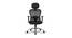 Gabriel Net Swivel Study Chair in Black Colour (Black) by Urban Ladder - Front View Design 1 - 658246