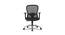 Corey Net Swivel Study Chair in Black Colour (Black) by Urban Ladder - Front View Design 1 - 658248
