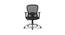 Anderson Net Swivel Study Chair in Black Colour (Black) by Urban Ladder - Front View Design 1 - 658249