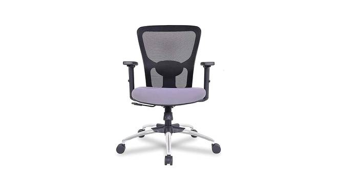 Jamie Net Swivel Study Chair in Black Colour (Black) by Urban Ladder - Front View Design 1 - 658251
