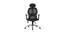 Cor Net Swivel Study Chair in Black Colour (Black) by Urban Ladder - Front View Design 1 - 658254