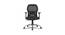 Zen Net Swivel Study Chair in Black Colour (Black) by Urban Ladder - Front View Design 1 - 658256
