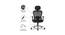 Corre Net Swivel Study Chair in Black Colour (Black) by Urban Ladder - Cross View Design 1 - 658272
