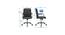 Wanetta Leatherette Swivel Study Chair in Black Colour (Black) by Urban Ladder - Design 1 Dimension - 658278