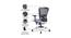 Jamie Net Swivel Study Chair in Black Colour (Black) by Urban Ladder - Design 1 Side View - 658299
