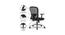 Corey Net Swivel Study Chair in Black Colour (Black) by Urban Ladder - Design 1 Side View - 658311