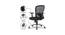 Anderson Net Swivel Study Chair in Black Colour (Black) by Urban Ladder - Design 1 Side View - 658312
