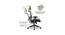 Ergonomic Net Swivel Study Chair in Black Colour (Black) by Urban Ladder - Design 1 Side View - 658317