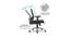 Anderson Net Swivel Study Chair in Black Colour (Black) by Urban Ladder - Rear View Design 1 - 658322