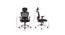 Gabriel Net Swivel Study Chair in Black Colour (Black) by Urban Ladder - Design 1 Dimension - 658326