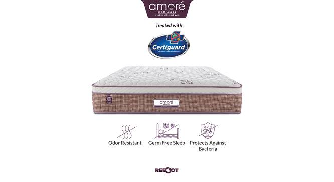 Reboot Eurotop Pocket Spring & H R Foam Double Size Mattress (8 in Mattress Thickness (in Inches), Double Mattress Type, 72 x 42 in Mattress Size) by Urban Ladder - Front View Design 1 - 658713