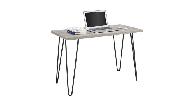 Folkston Free Standing Engineered Wood Study Table in Grey Colour (Powder Coating Finish) by Urban Ladder - Front View Design 1 - 661058