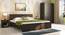 Zoey Non Storage Bed With Simplywud Essential Foam Mattress (King Bed Size, Dark Wenge Finish) by Urban Ladder - Full View - 661535