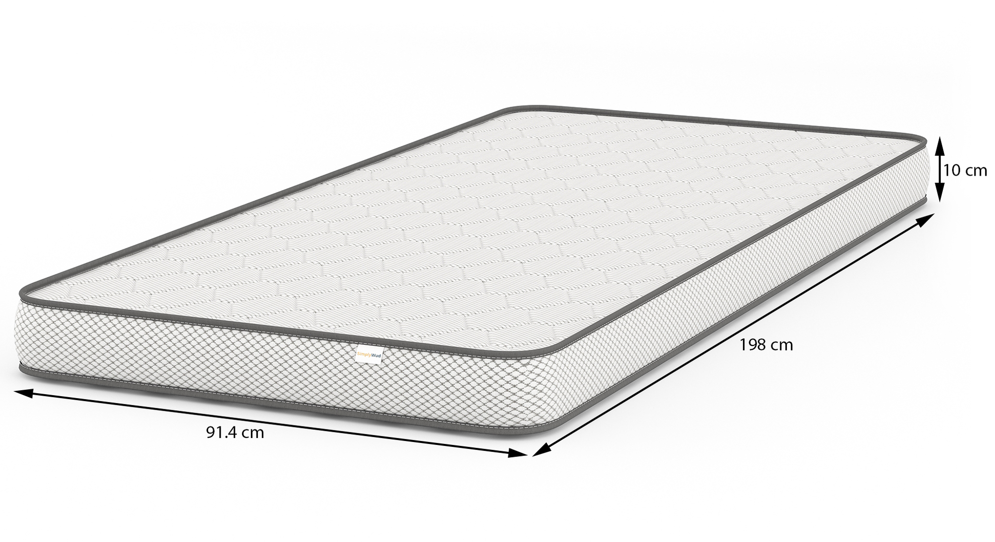 Zoey Storage Bed With Simplywud Essential Foam Mattress Urban Ladder