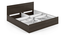 Zoey Storage Bed With Simplywud Essential Foam Mattress (King Bed Size, Dark Wenge Finish) by Urban Ladder - Image 2 Design 1 - 661646