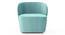 Portia Fabric Accent Chair (Icy Turquoise) by Urban Ladder - Close View - 