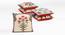 Germaine Ethnic Motifs Cushion Covers Set of 5 30 cm x 30 cm (Red) by Urban Ladder - Front View Design 1 - 662623