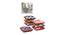 Jeslyn Abstract Cushion Covers Set of 8 30 cm x 30 cm (Black) by Urban Ladder - Front View Design 1 - 662648