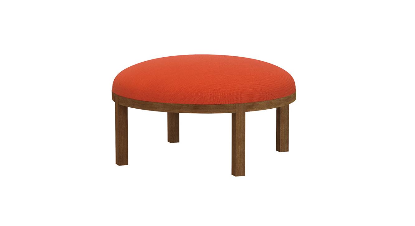 Bohemian Solid Wood Ottoman Urban Ladder