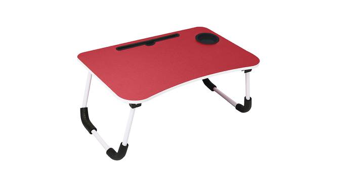 Leyla Engineered wood Portable Laptop Table in Red Colour (Matte Finish) by Urban Ladder - Front View Design 1 - 663859