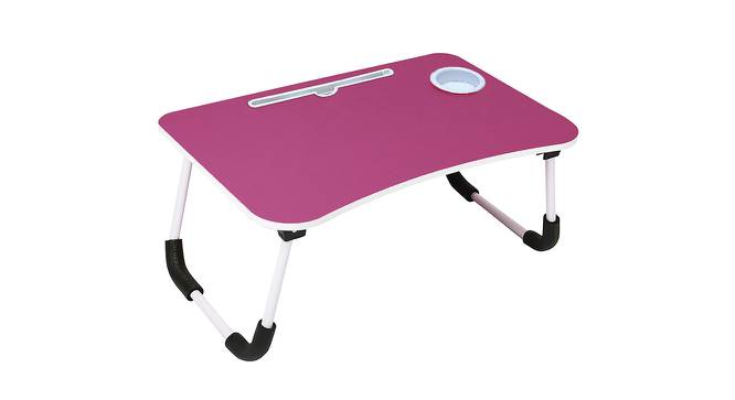 Ensley Engineered wood Portable Laptop Table in Pink Colour (Matte Finish) by Urban Ladder - Front View Design 1 - 663860