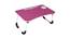 Ensley Engineered wood Portable Laptop Table in Pink Colour (Matte Finish) by Urban Ladder - Front View Design 1 - 663860