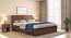 Vermont Storage Bed (Solid Wood) (King Bed Size, Dark Walnut Finish, Box Storage Type) by Urban Ladder - Design 1 Full View - 664015