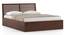 Vermont Storage Bed (Solid Wood) (Queen Bed Size, Dark Walnut Finish, Box Storage Type) by Urban Ladder - Cross View Design 1 - 664020