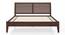 Vermont Bed (Solid Wood) (Queen Bed Size, Dark Walnut Finish) by Urban Ladder - Design 1 Side View - 664030