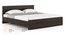 Zoey Non- Storage Bed (King Bed Size, Dark Wenge Finish) by Urban Ladder - Design 1 Side View - 664052