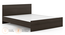 Zoey Non- Storage Bed (Queen Bed Size, Dark Wenge Finish) by Urban Ladder - Ground View Design 1 - 664059
