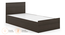 Zoey Storage Single Bed (Single Bed Size, Dark Wenge Finish) by Urban Ladder - Ground View Design 1 - 664061