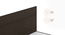 Zoey Non- Storage Bed (King Bed Size, Dark Wenge Finish) by Urban Ladder - Design 1 Close View - 664064