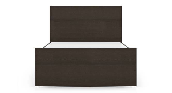 Zoey Storage Single Bed (Single Bed Size, Dark Wenge Finish) by Urban Ladder - Rear View Design 1 - 664097