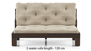 Faria Wooden Sofa (Brown)