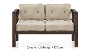Farmone Wooden Sofa  (Brown)