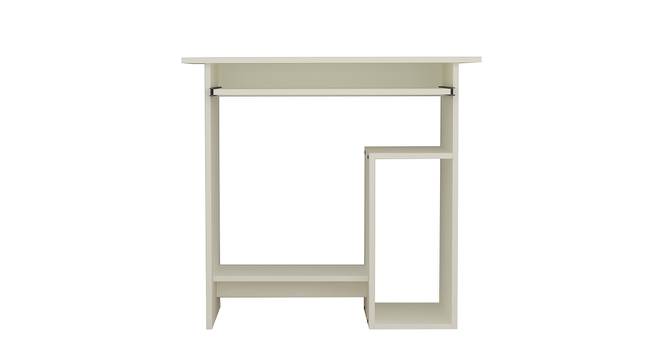 Obtain Free Standing Engineered Wood Study Table in Frosty White Finish (Melamine Finish) by Urban Ladder - Cross View Design 1 - 664197