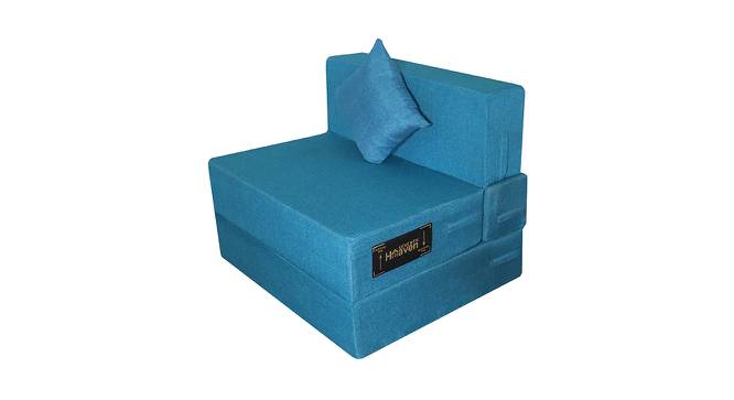 Simone Sofa Cum Bed (Blue) by Urban Ladder - Front View Design 1 - 664462