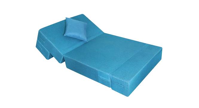 Simone Sofa Cum Bed (Blue) by Urban Ladder - Cross View Design 1 - 664474