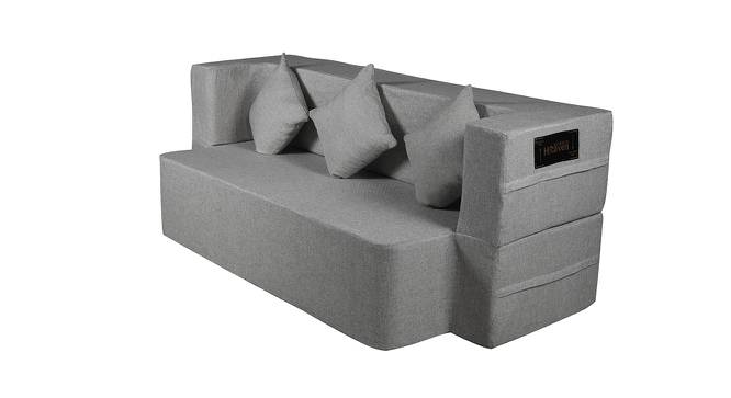 Dixie 3 Seater Sofa cum Bed (Light Grey) by Urban Ladder - Front View Design 1 - 664546