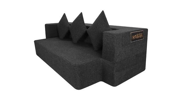 Frankie 3 Seater Low Floor Sofa Cum Bed (Grey) by Urban Ladder - Front View Design 1 - 664548