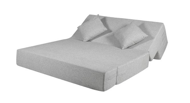 Perla Sofa Cum Bed (Light Grey) by Urban Ladder - Cross View Design 1 - 664556