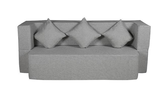 Dixie 3 Seater Sofa cum Bed (Light Grey) by Urban Ladder - Cross View Design 1 - 664559