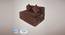 Wren Sofa Cum Bed (Brown) by Urban Ladder - Design 1 Side View - 664576