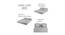 Perla Sofa Cum Bed (Light Grey) by Urban Ladder - Rear View Design 1 - 664581