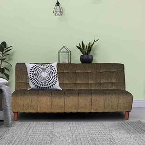 Sofa Cum Bed Design Briar 4 Seater Click Clack Sofa cum Bed In Green Colour