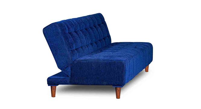 Beatrix 4 Seater Wooden Sofa cum Bed (Blue) by Urban Ladder - Front View Design 1 - 664643